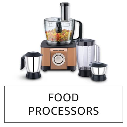 Inalsa Food Processor Easy Prep-800 Watts with Processing Bowl & 7 Accessories (Black)